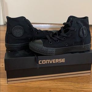 Boys Black Converse Chuck Taylor All Stars